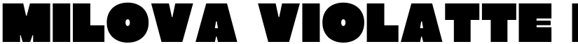 Milova Violatte Personal Use Only font
