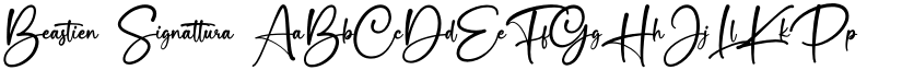 Beastien Signattura font download