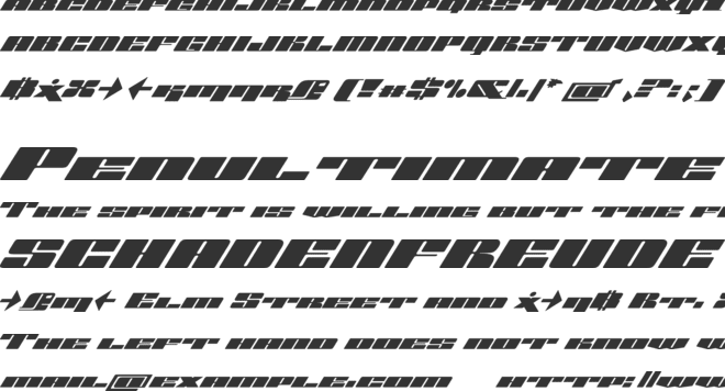 Octavus Caps font preview