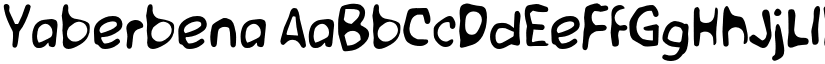 Yaberbena font