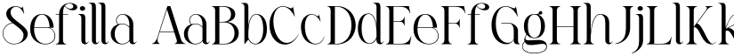 Sefilla font