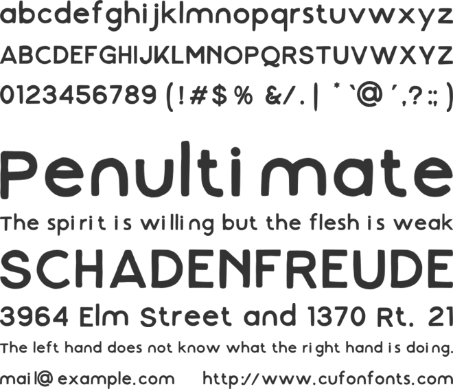 Rustica Plains font preview