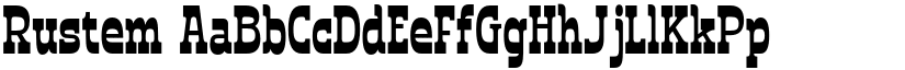 Rustem font download
