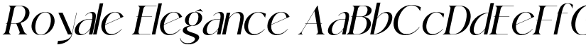 Royale Elegance font