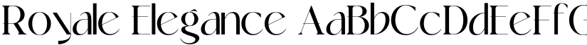 Royale Elegance font