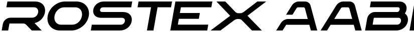 Rostex font