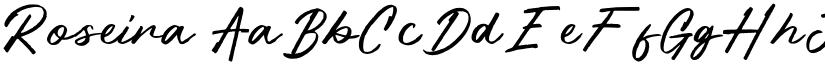 Roseira font download