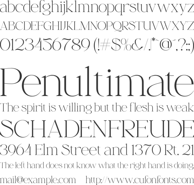 Aquebella font preview