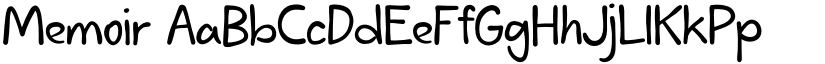 Memoir font