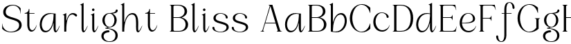 Starlight Bliss font download