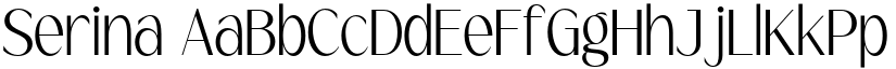 Serina font download