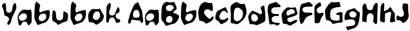 Yabubok font download