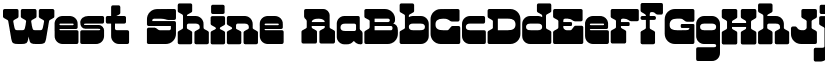 West Shine font download