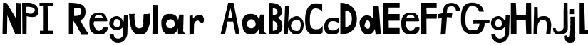 NPI font download