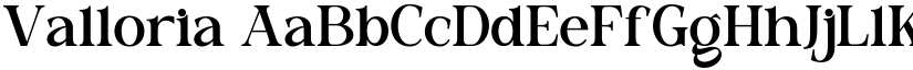 Valloria font download