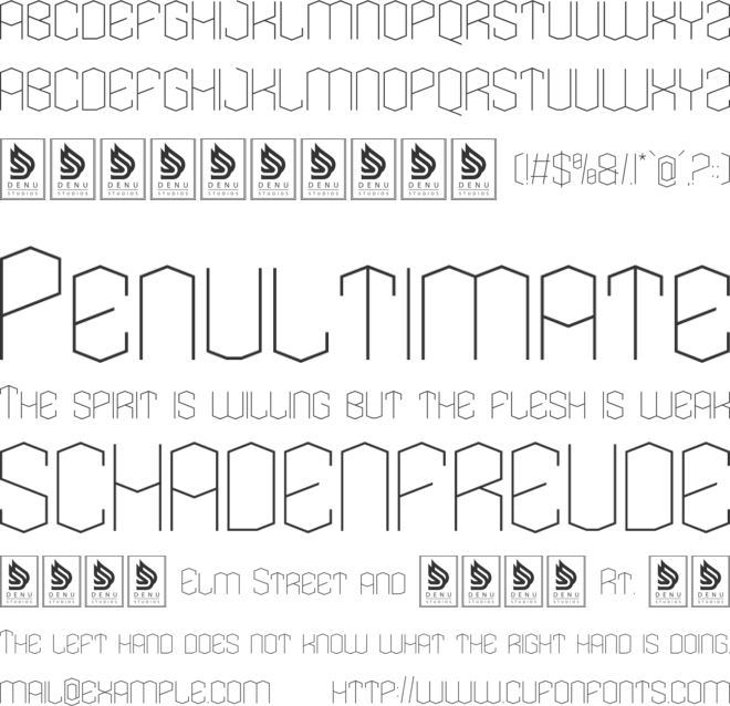 Eqlarc font preview