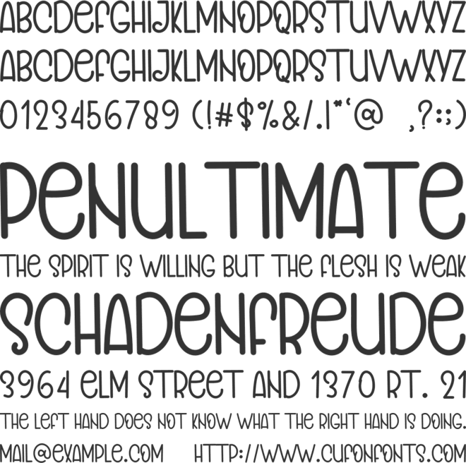 SUMMER ADVANTURE font preview
