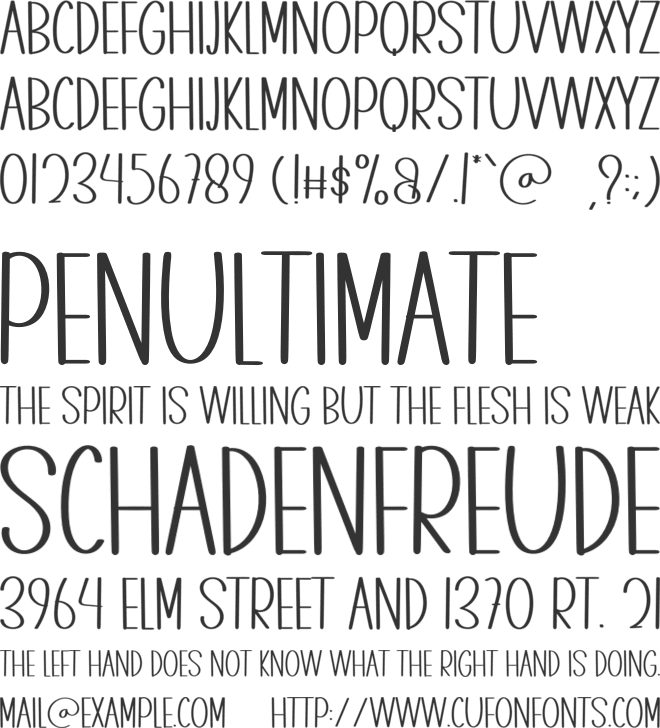 POWERFUL font preview