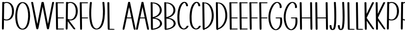 POWERFUL font