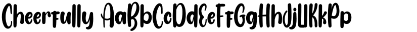 Cheerfully font