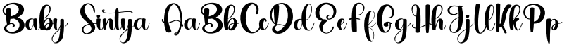 Baby Sintya font