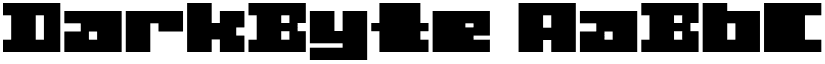 DarkByte font
