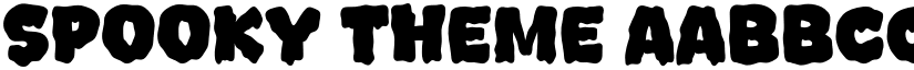 Spooky Theme font download