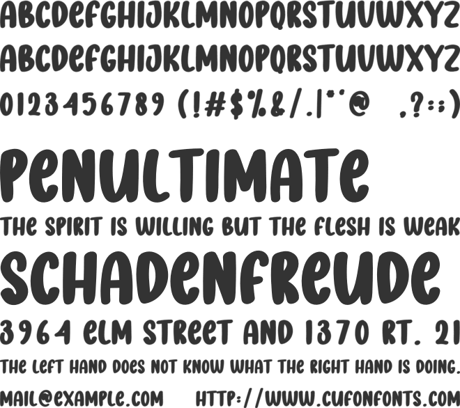 Baby Girl font preview