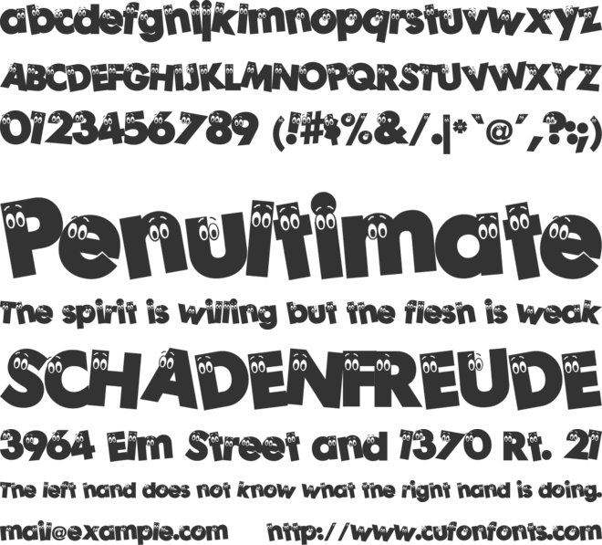 CantiRondas font preview