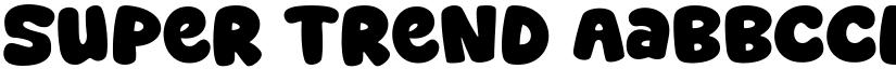 Super Trend font