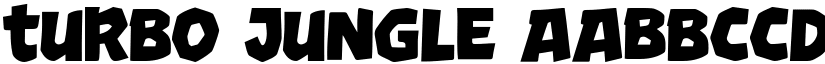 Turbo Jungle font download