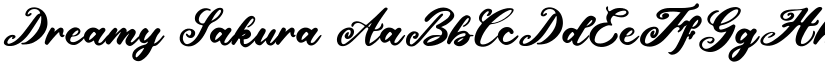 Dreamy Sakura font