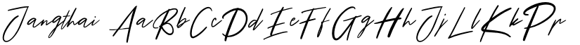 Jangthai font download
