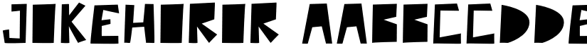 JOKEHOROR font