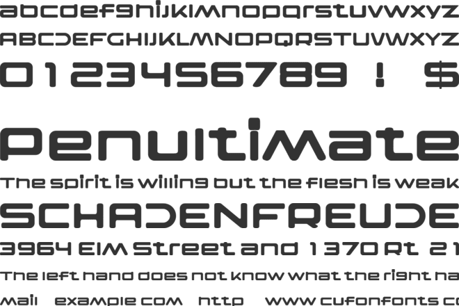 Fear Robot 19 font preview