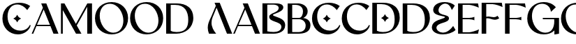 Camood font