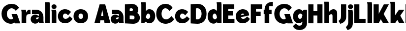 Gralico font