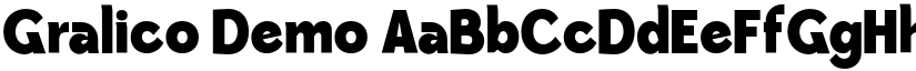 Gralico Demo font