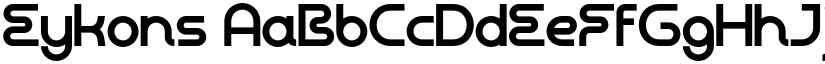 Eykons font