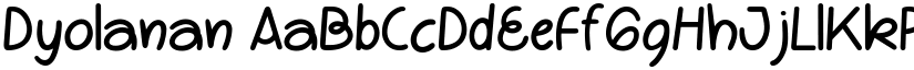 Dyolanan font