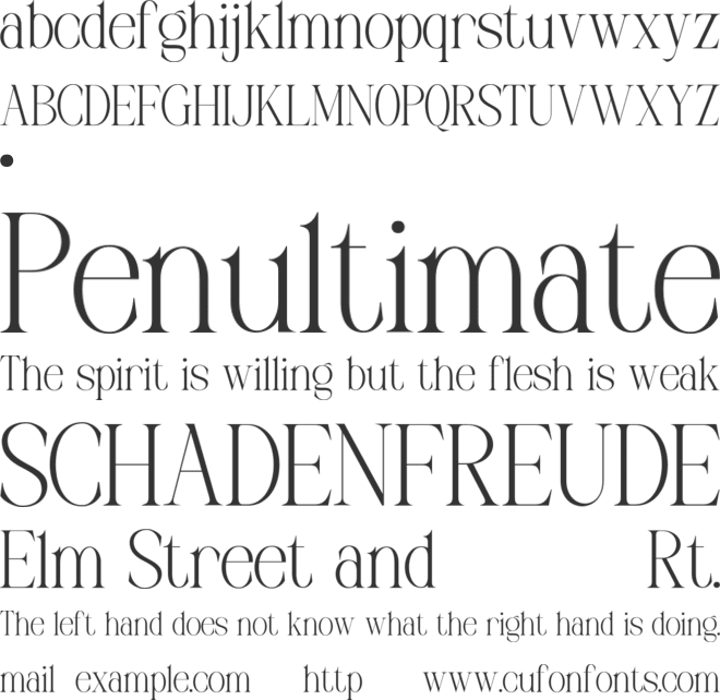 MUSTY SERIF font preview