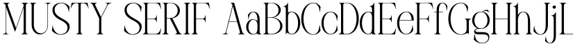 MUSTY SERIF font download