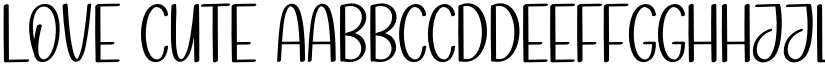 Love Cute font