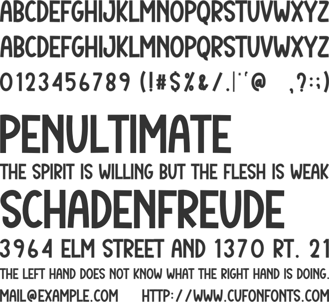 Valentine font preview