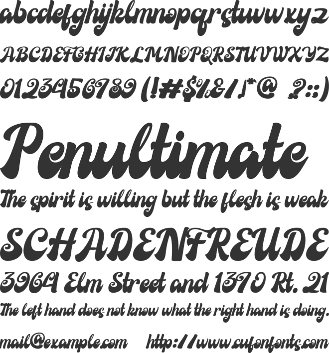 Pickmin font preview