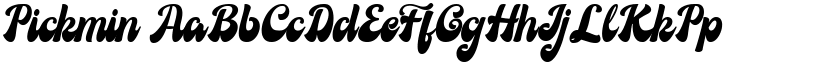 Pickmin font download