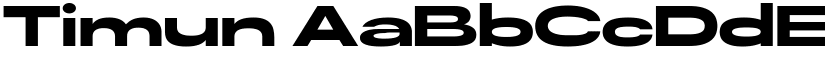 Timun font