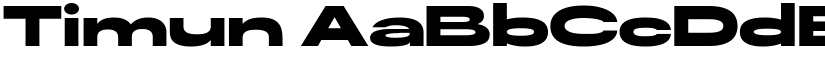 Timun font