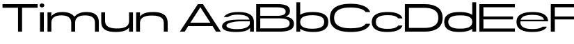 Timun font