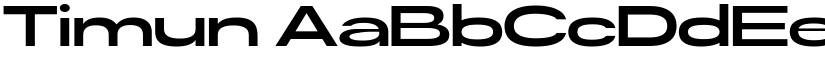 Timun font